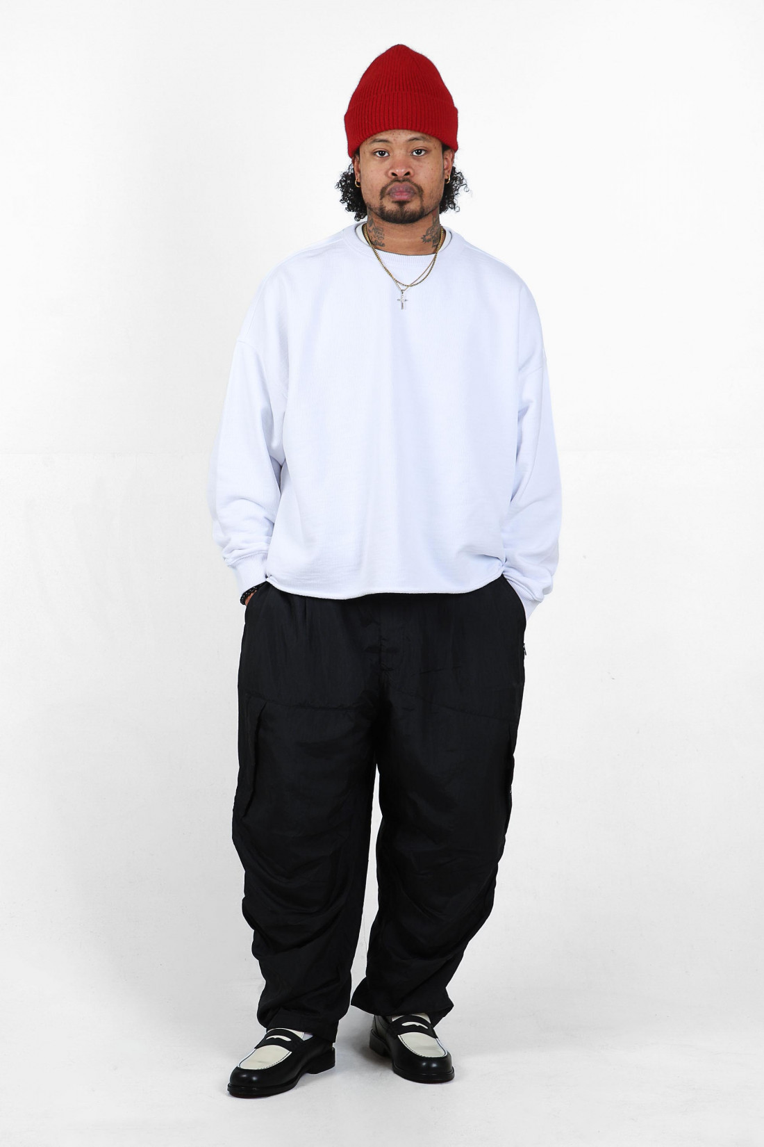 Tbpr/ pa cargo balloon pant Black