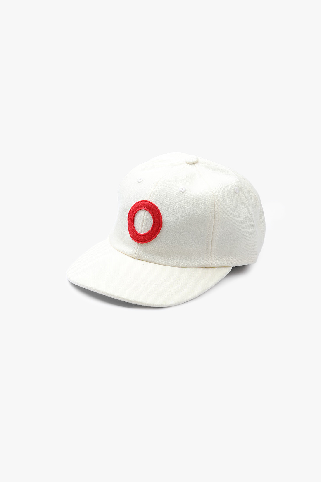 O sixpanel hat White/ haute red