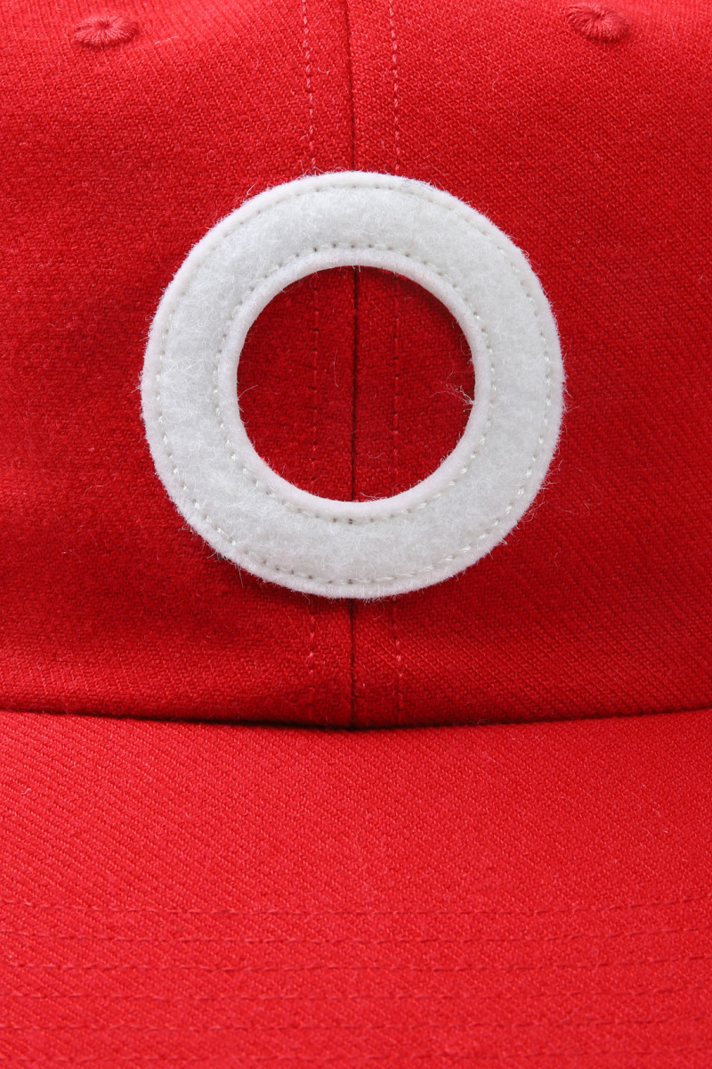 O sixpanel hat Haute red/ white