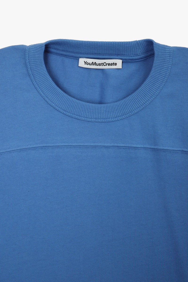 Skate t-shirt Blue/ white