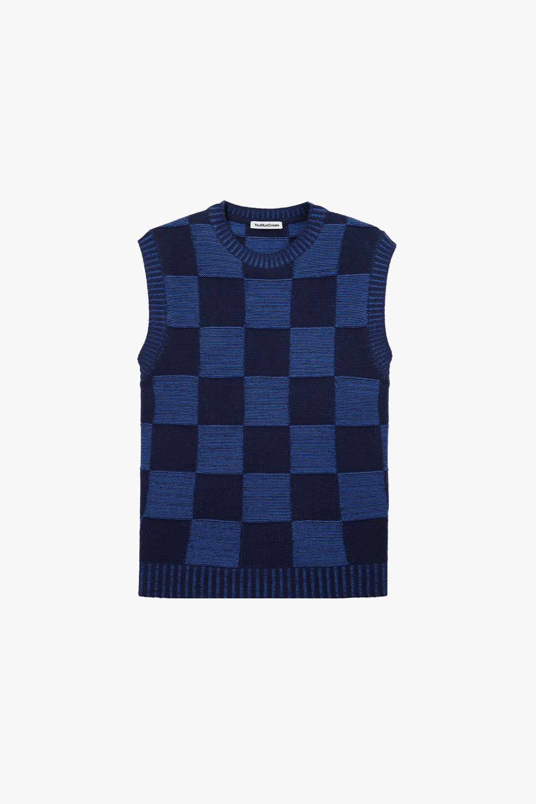 Crew neck tank Blue