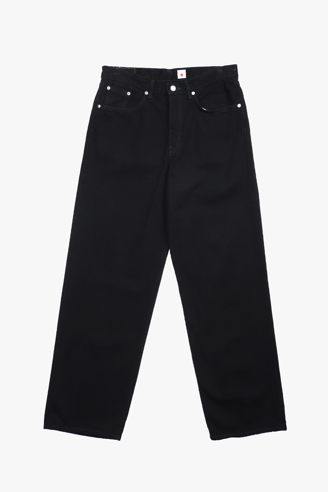 Wide pant kaihara Black unwashed