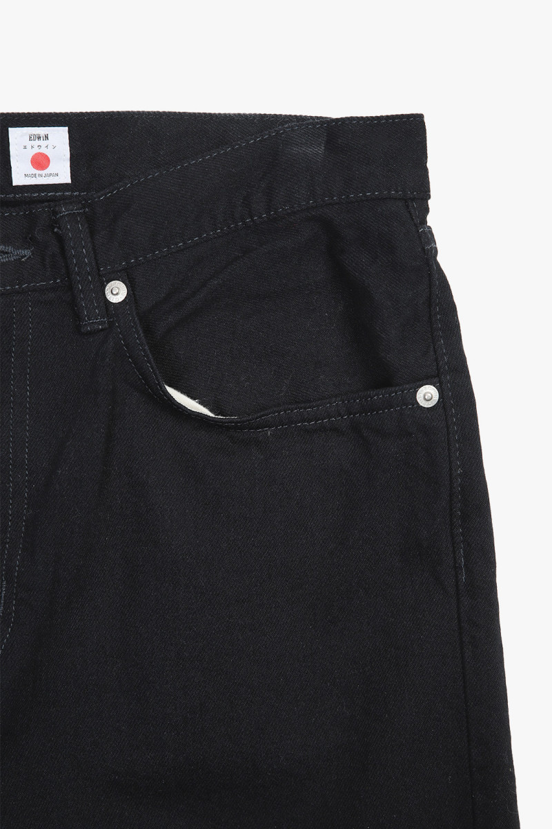 Wide pant kaihara Black unwashed