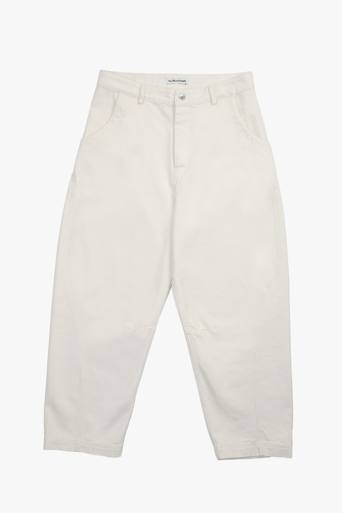 Twisted seam trouser Ecru