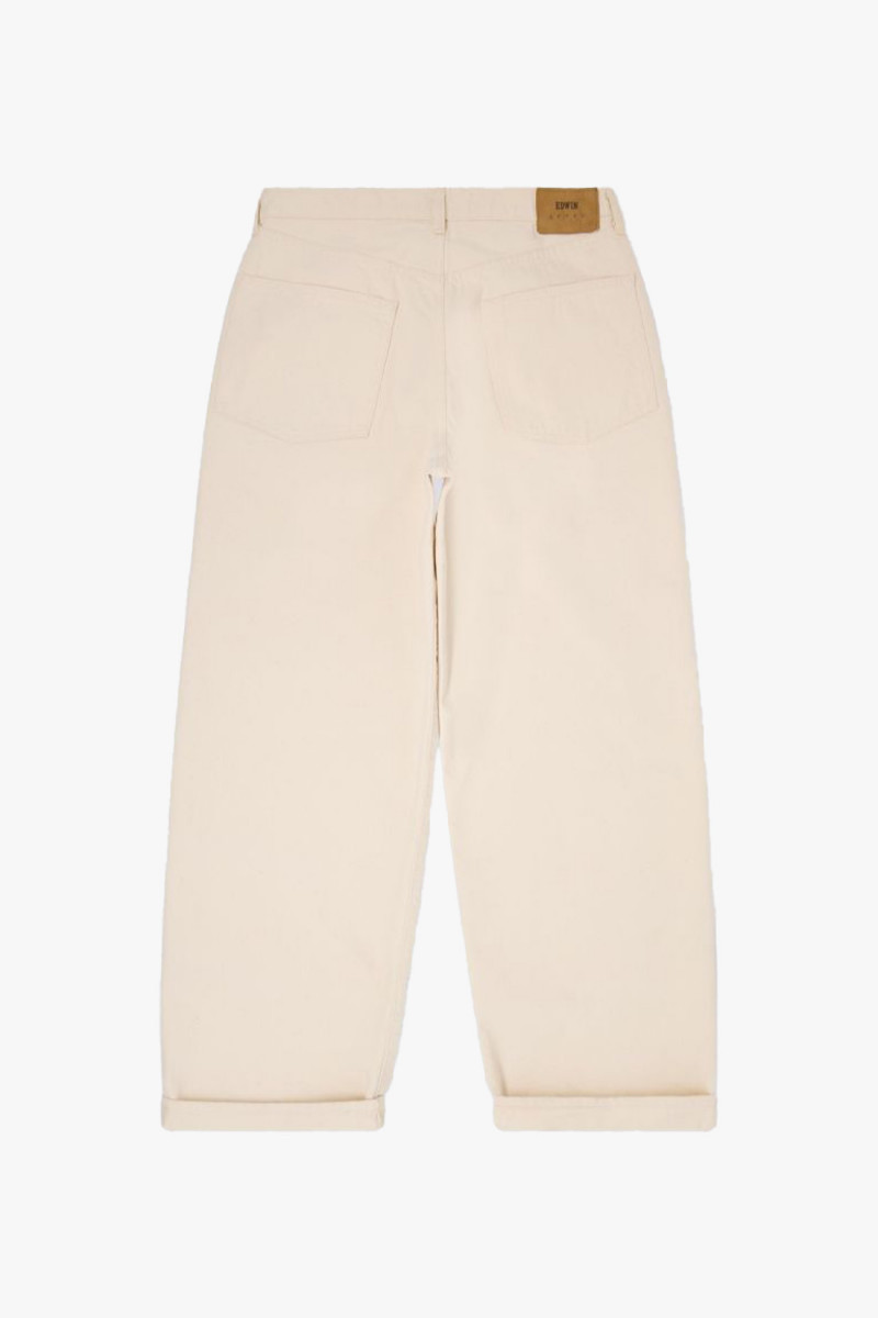 Wide pant red selvedge Natural