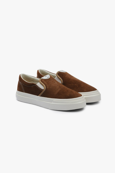 Stepney workers club Lister raw suede Brown - GRADUATE STORE