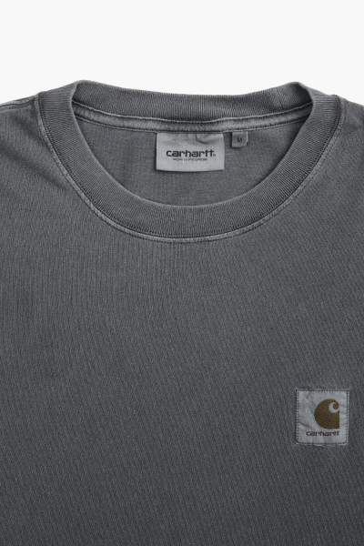 Carhartt wip S/s nelson tee Graphite - GRADUATE STORE