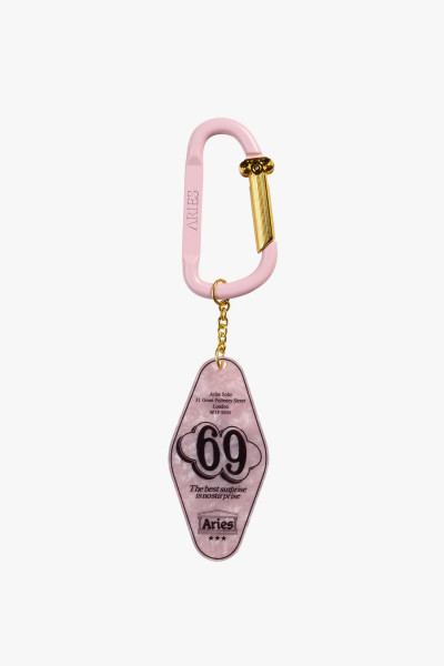 Aries motel key chain Pink