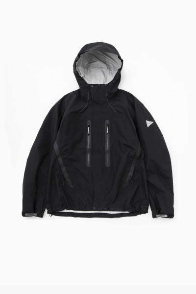 2.5l hiker rain jacket Black