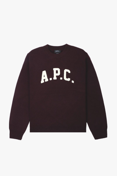 A.p.c. Pull jay Bordeaux - GRADUATE STORE