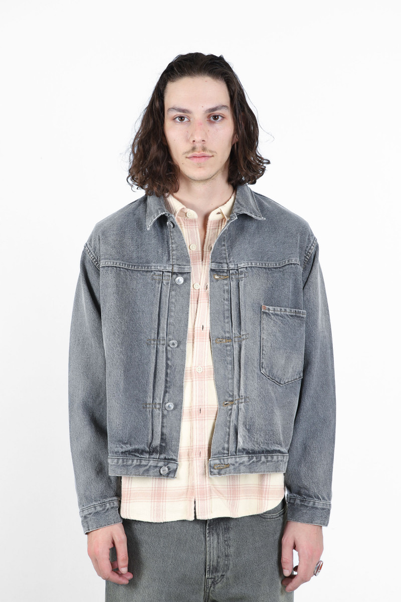 A.presse Vintage gray denim jacket Gray - GRADUATE STORE | EN