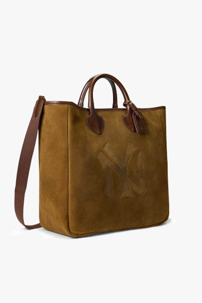 Polo ralph lauren Yankees suede tote Brown - GRADUATE STORE