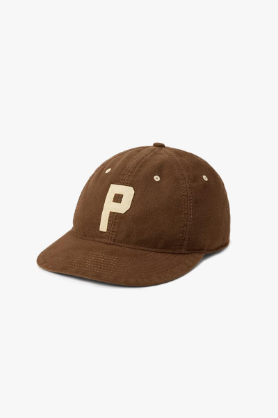 Auth bball cap chamois Brown