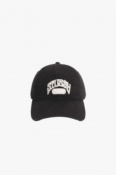 Stussy Lp crew strapback Black - GRADUATE STORE