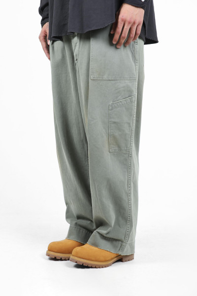 A.presse Vintage usaf hemmed bottoms Sage - GRADUATE STORE
