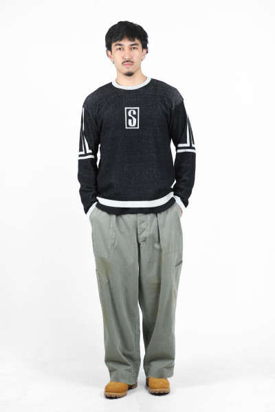 Stussy alpine sweater Black