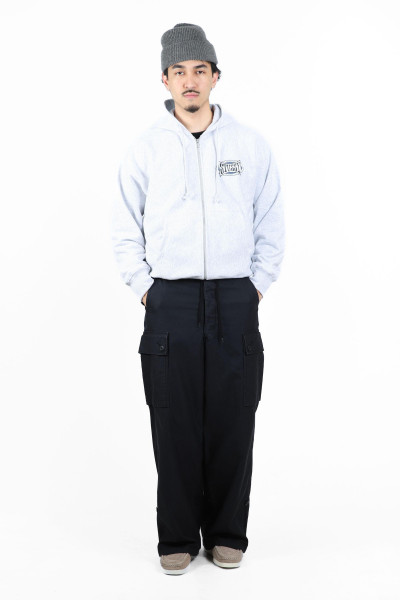 Champion oval zip hood Ash heather