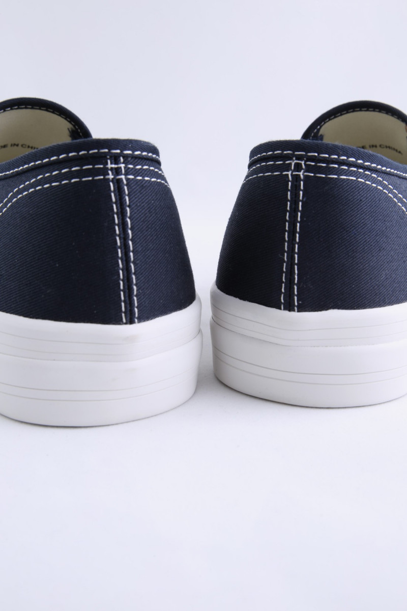 Slip on cotton shoes Navy