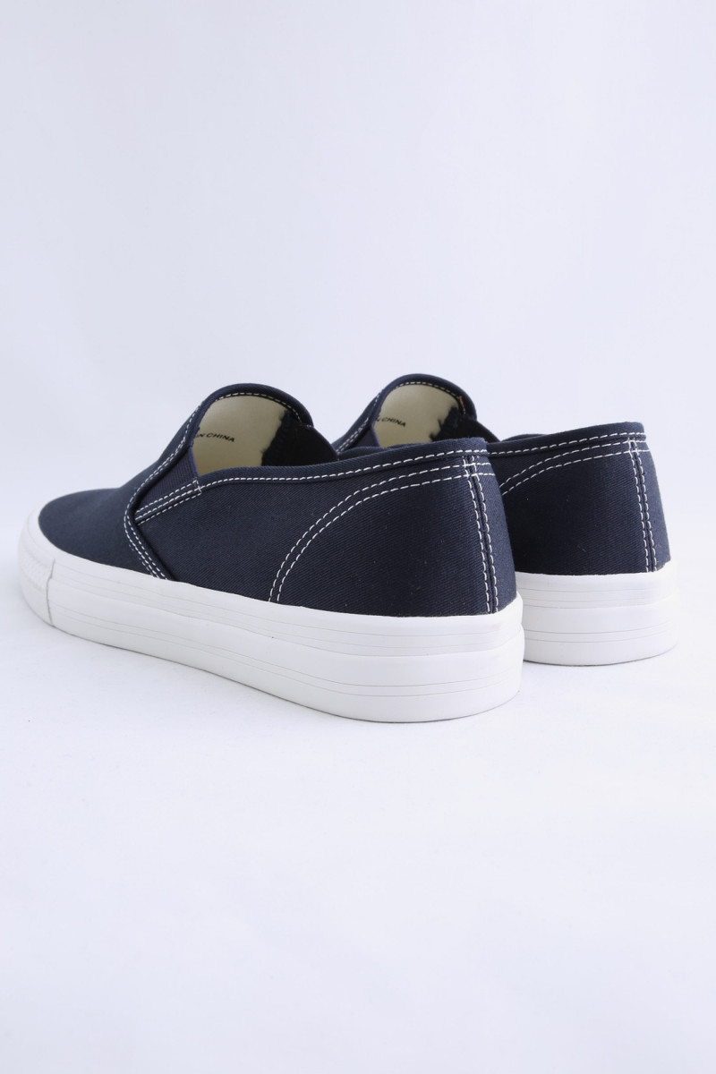 Slip on cotton shoes Navy