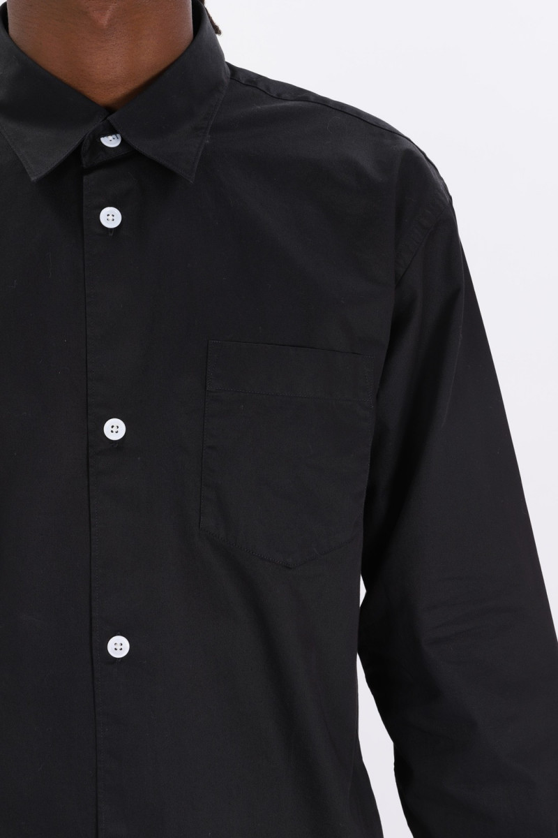Pima cotton classic shirt Black