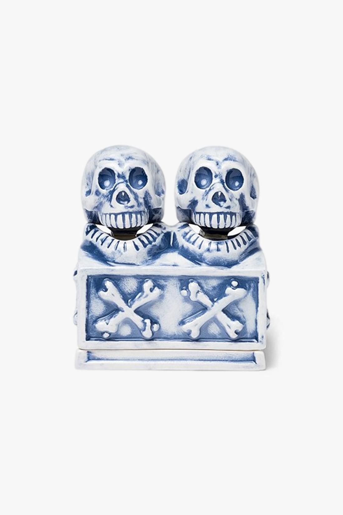 Neighborhood Booze dual skull / ce-incense Blue - GRADUATE STORE