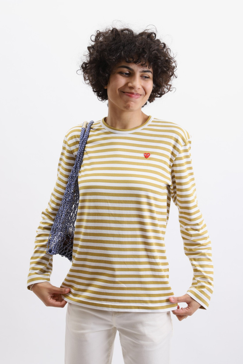 Play striped t-shirt Olive