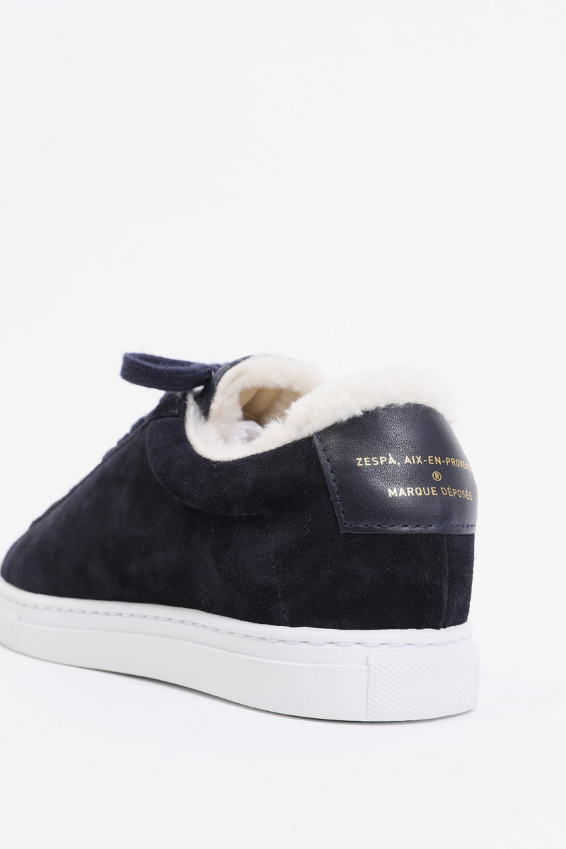 Zsp4 suede outsole white Navy sherling