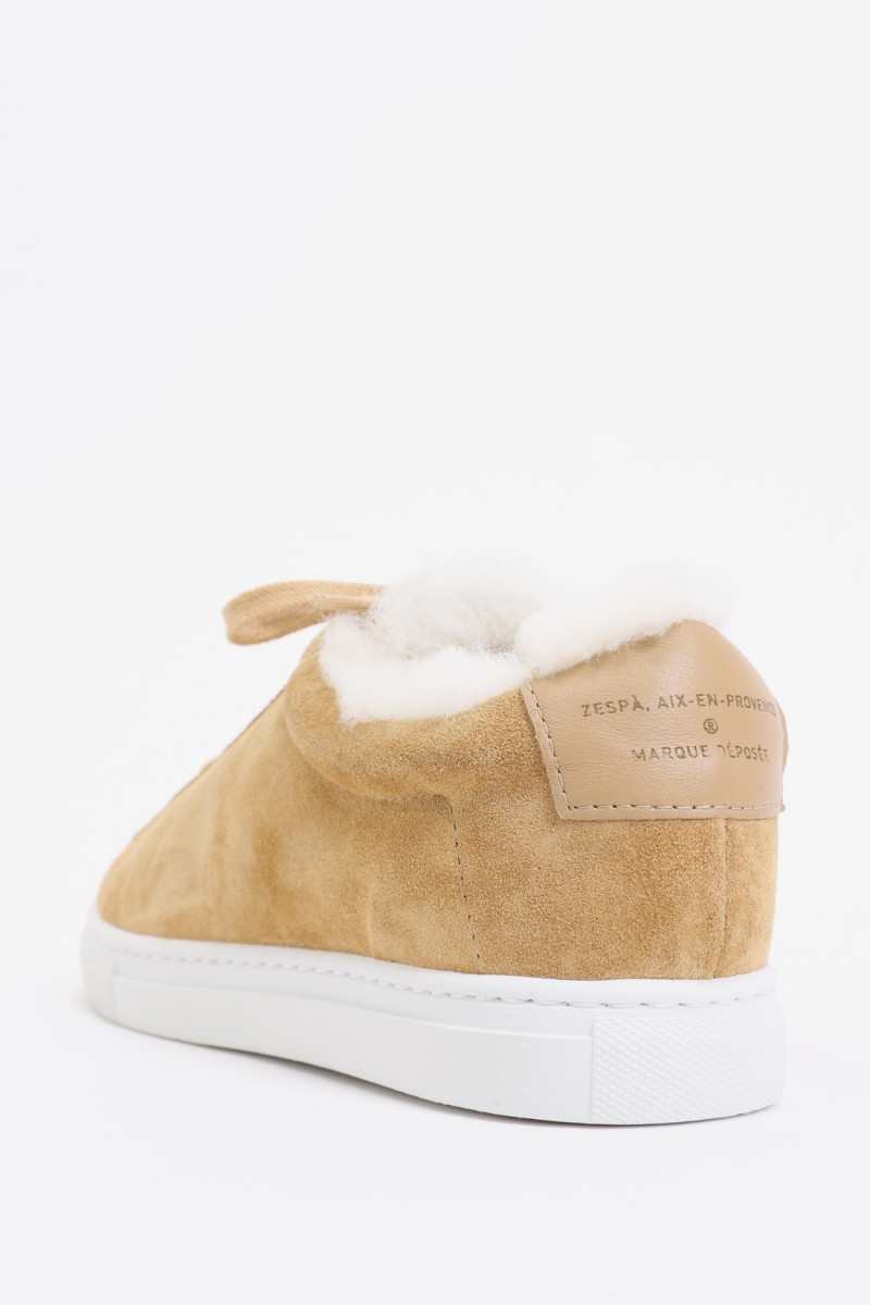 Zsp4 suede outsole white Biscuit sherling