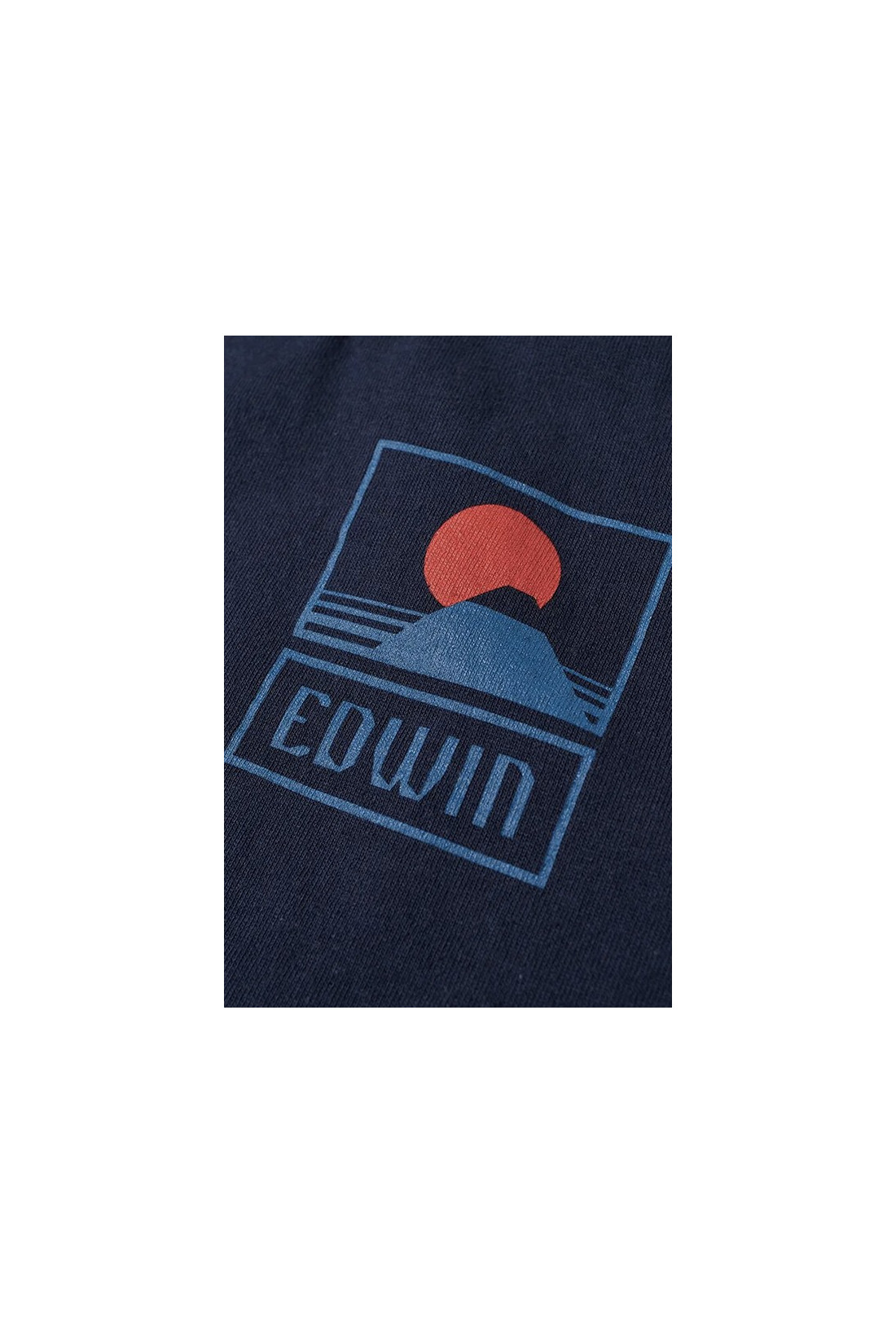 EDWIN / Sunset on mt fuji t-shirt Navy