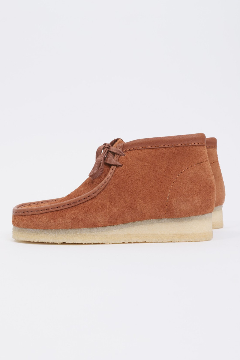 Wallabee boot Tan hairy suede