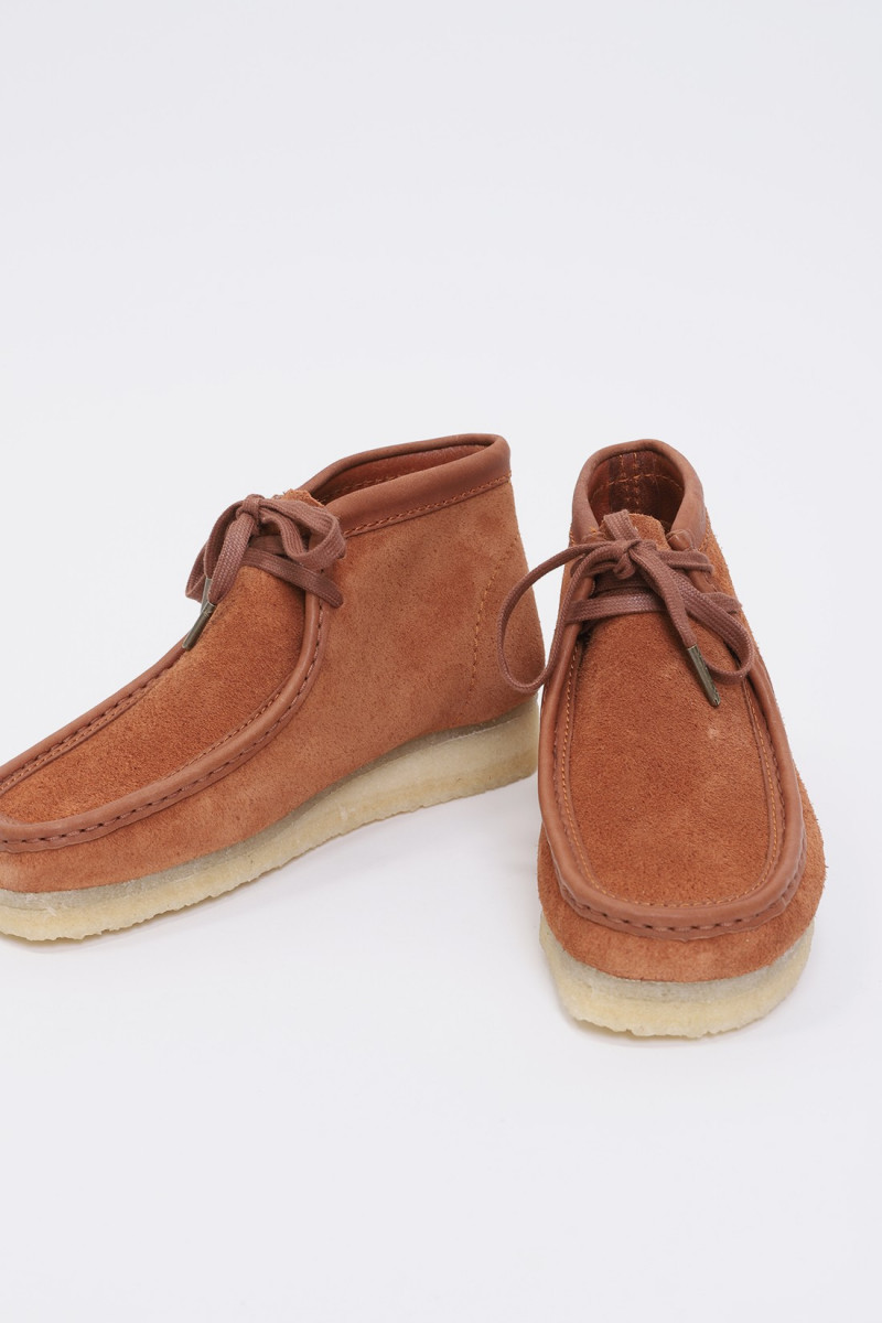 Wallabee boot Tan hairy suede