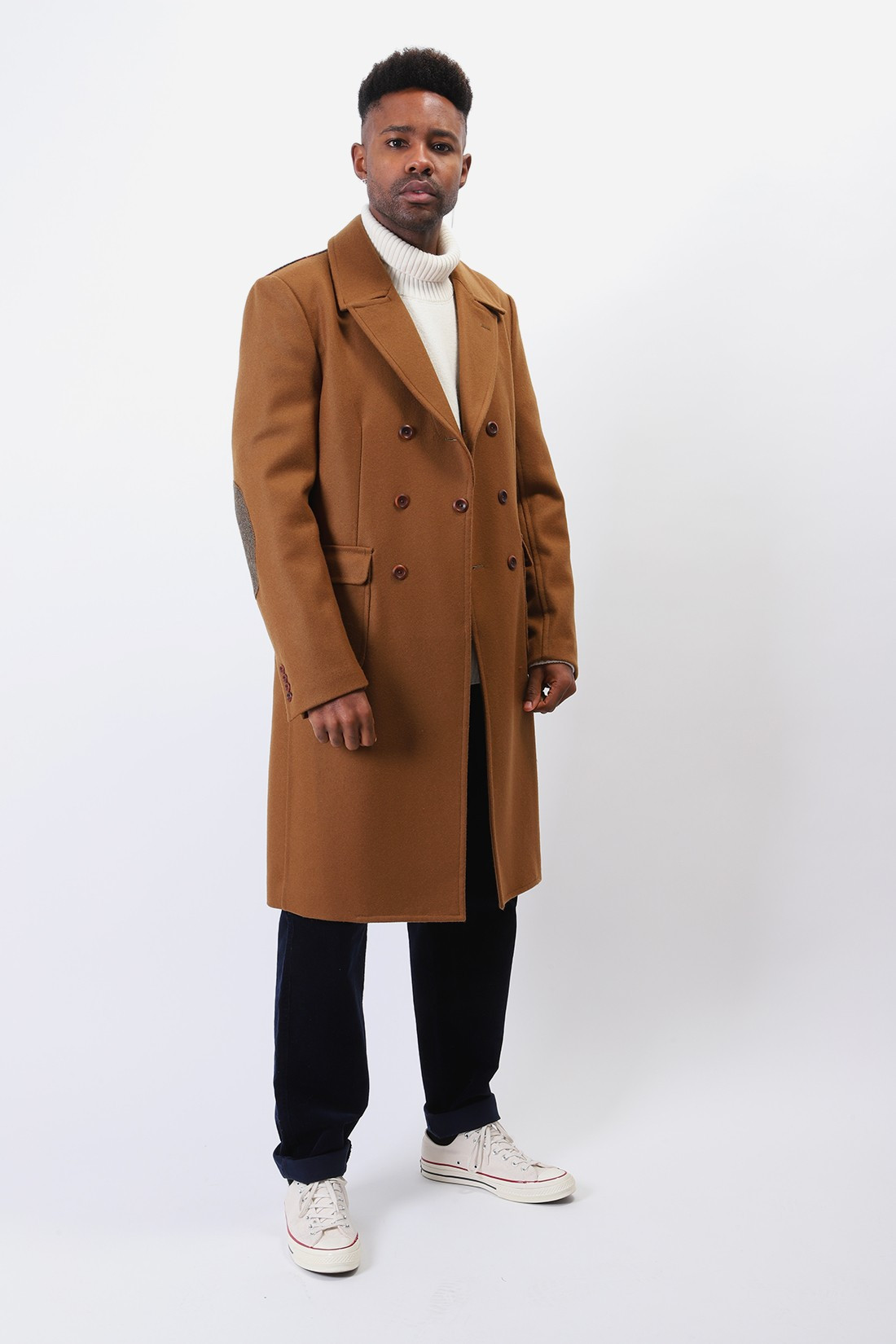 tan wool trench coat men