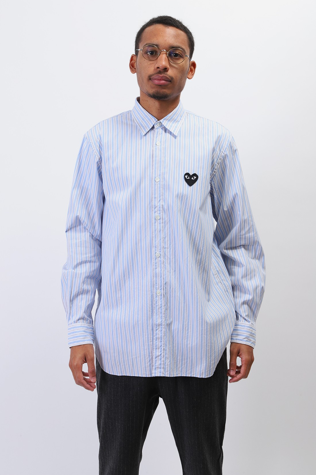 comme des garcons play striped shirt