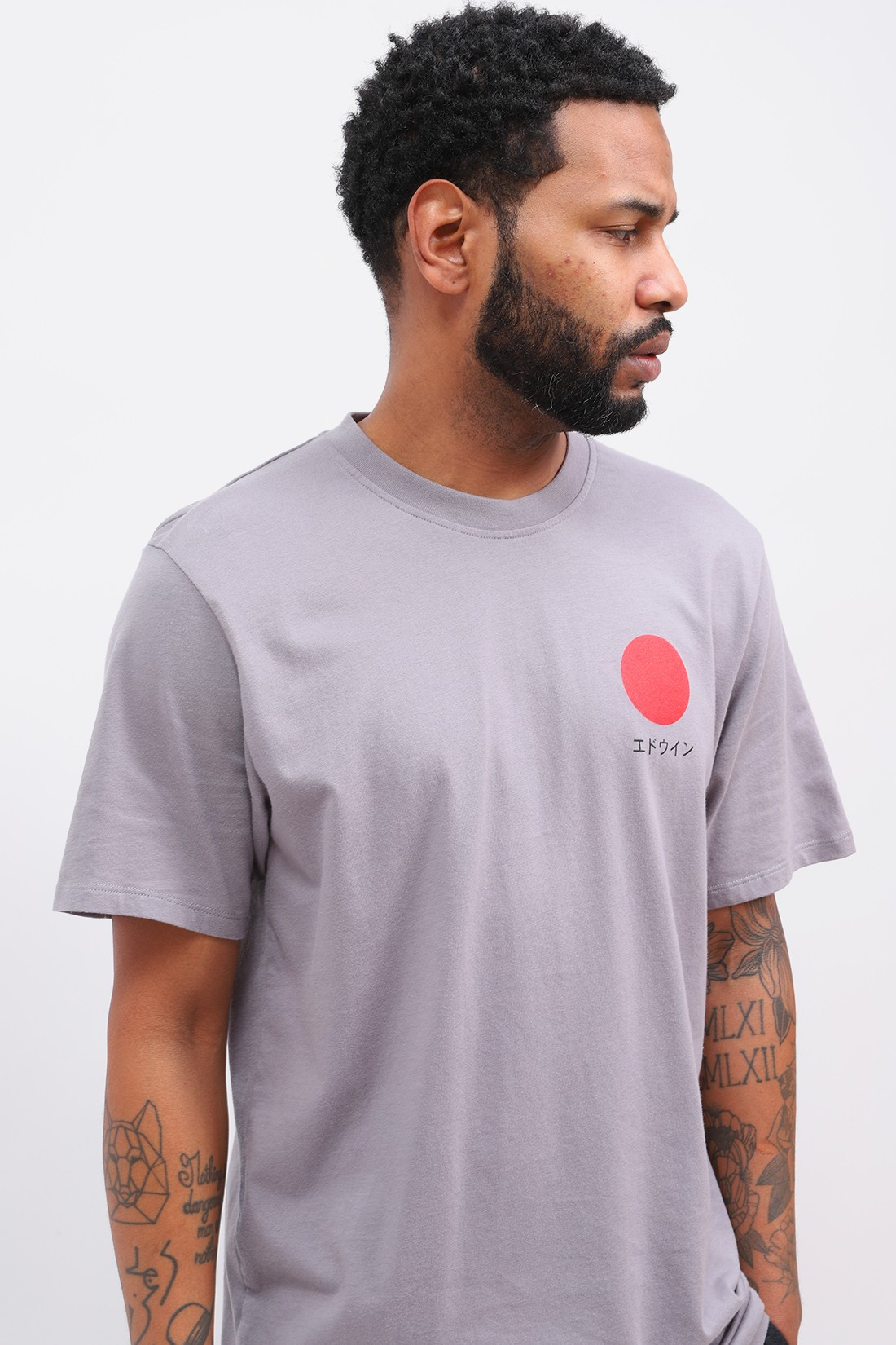 EDWIN / Japanese sun tee shirt Frost grey