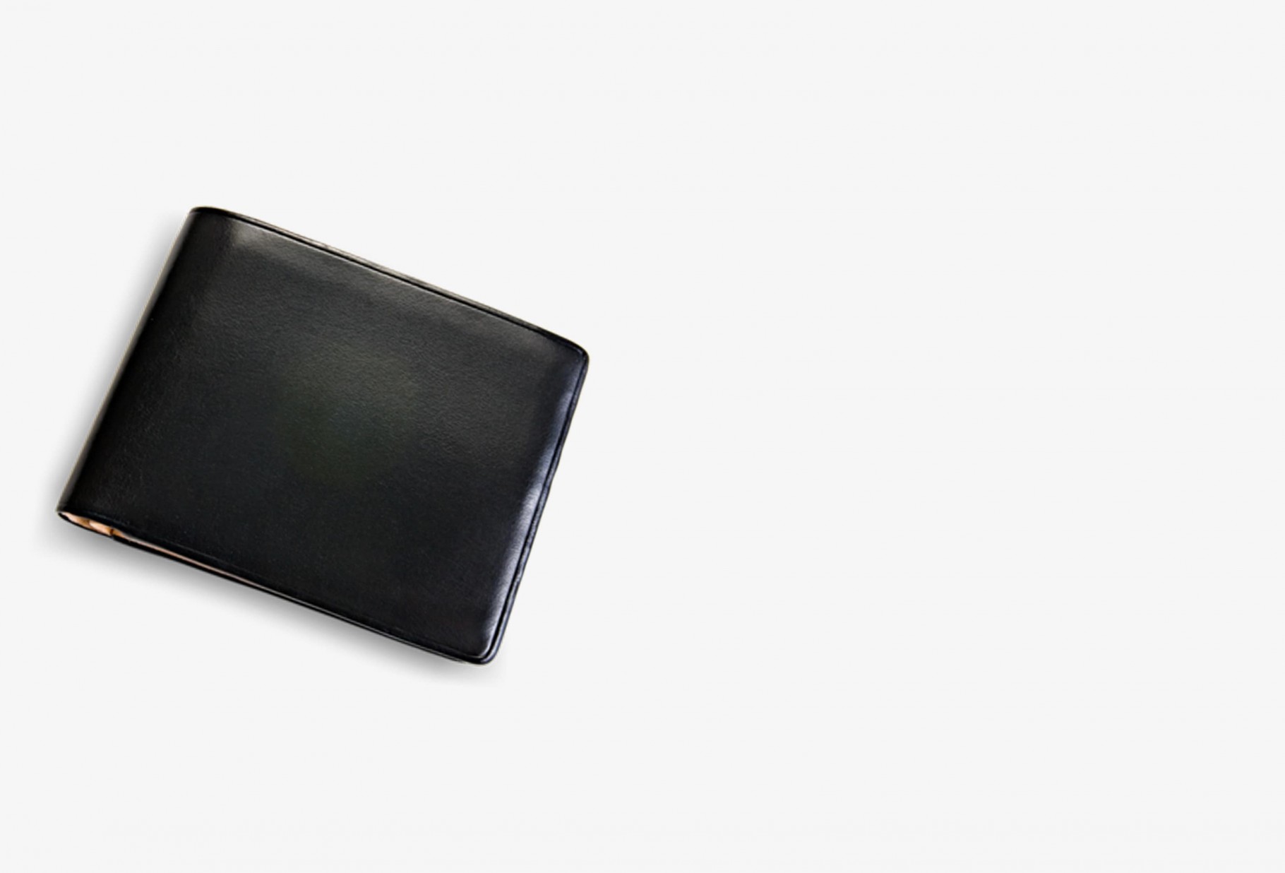 IL BUSSETTO / Bi-fold wallet w/ 8 card slots Black