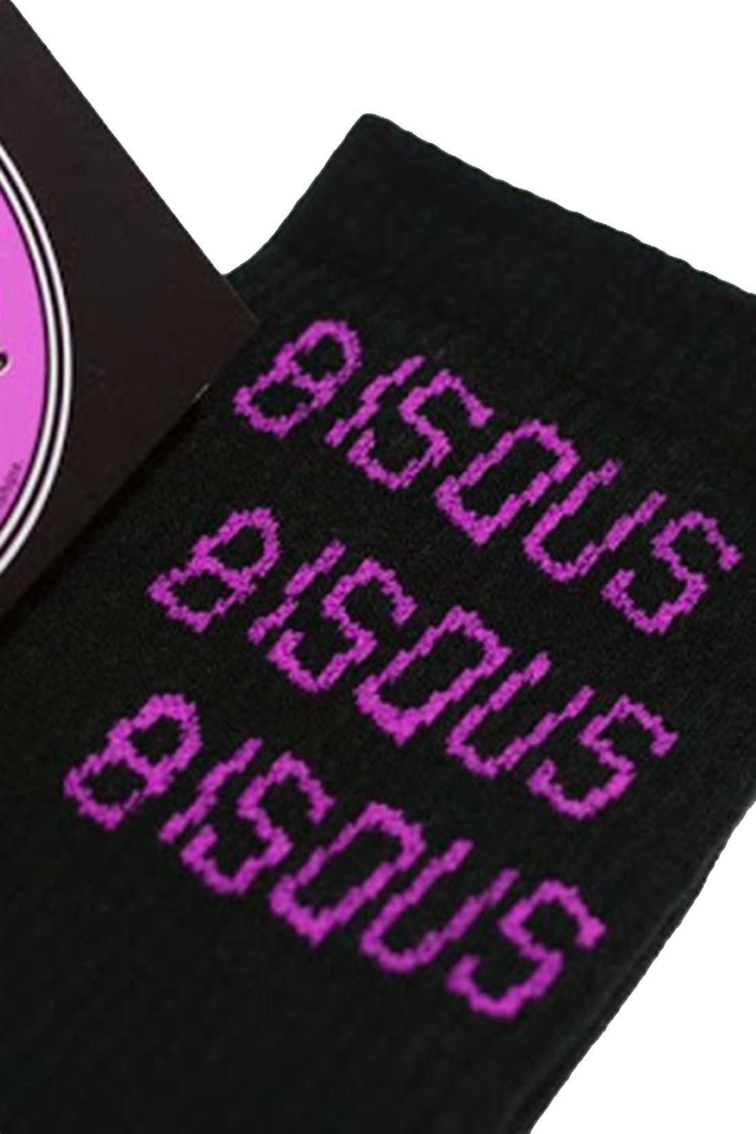 BISOUS SKATEBOARDS / Socks bisous x3 Black / pink