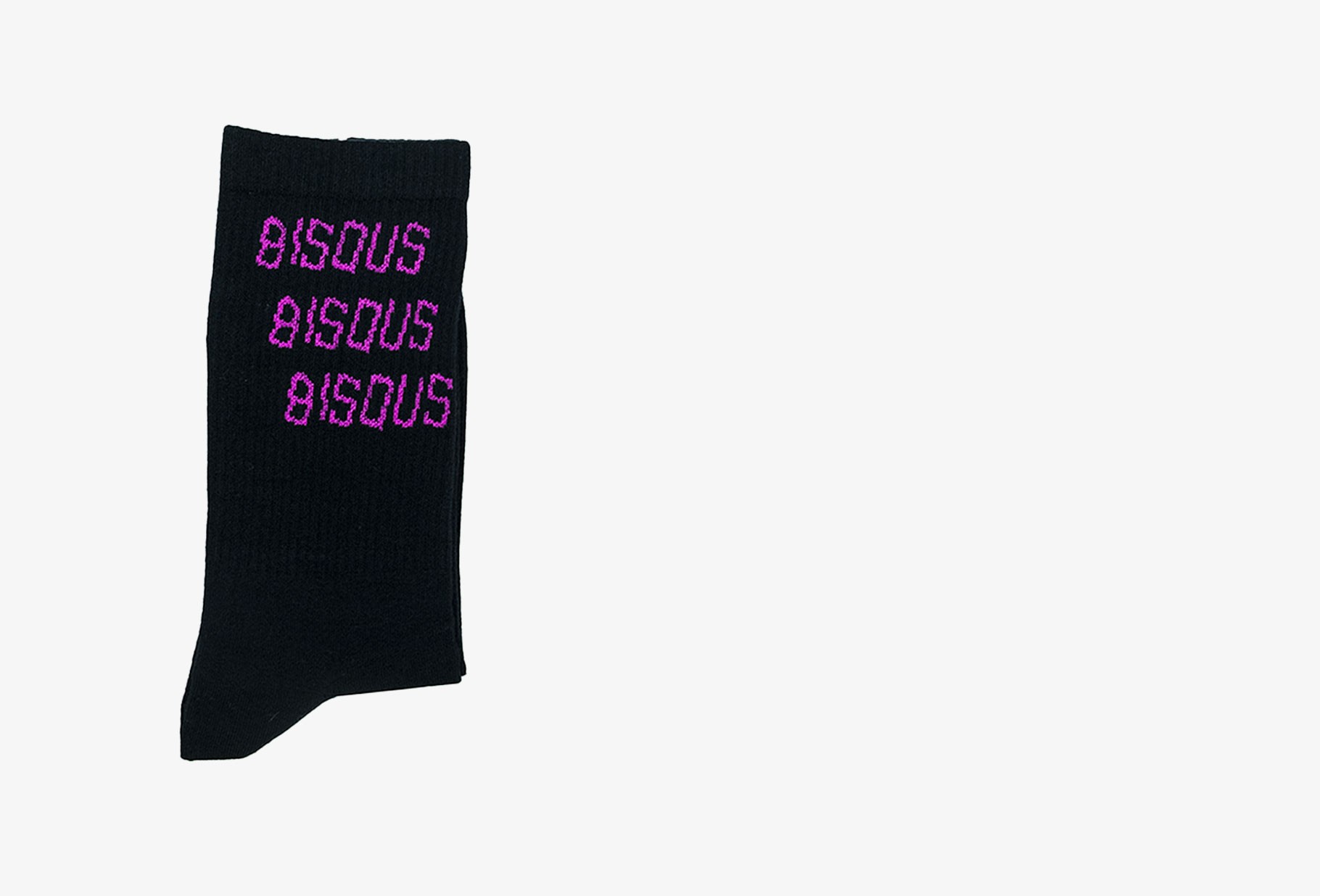 BISOUS SKATEBOARDS / Socks bisous x3 Black / pink