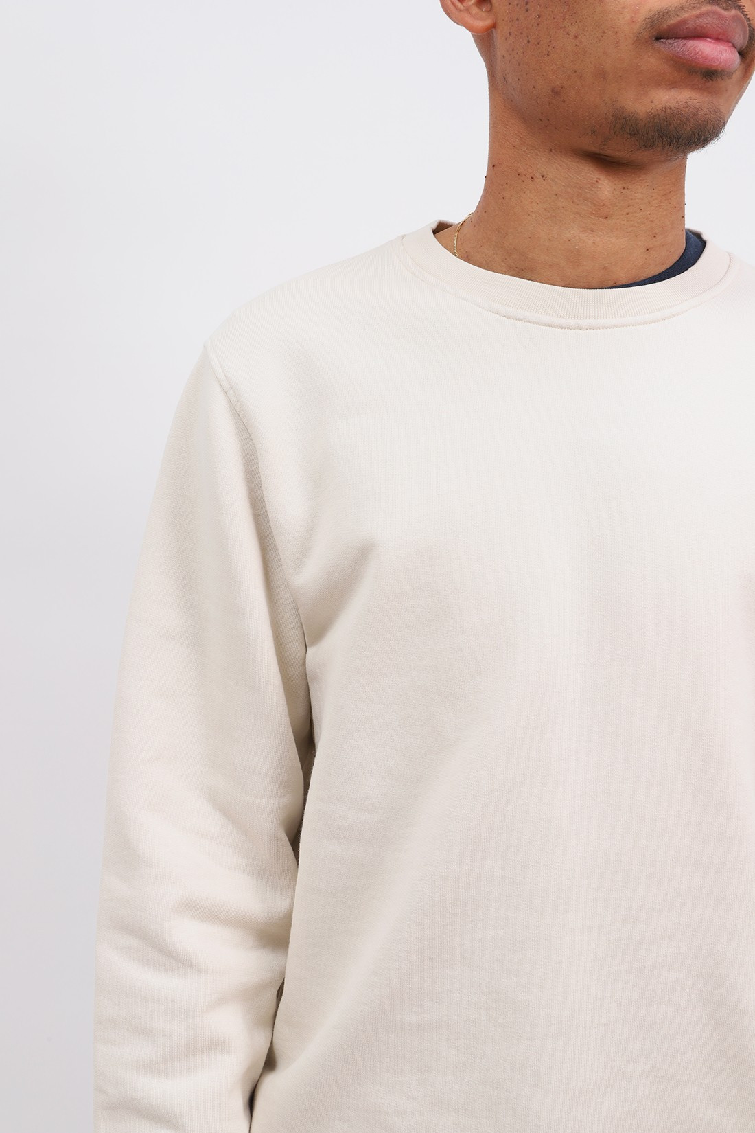 COLORFUL STANDARD / Classic organic crew ivory White