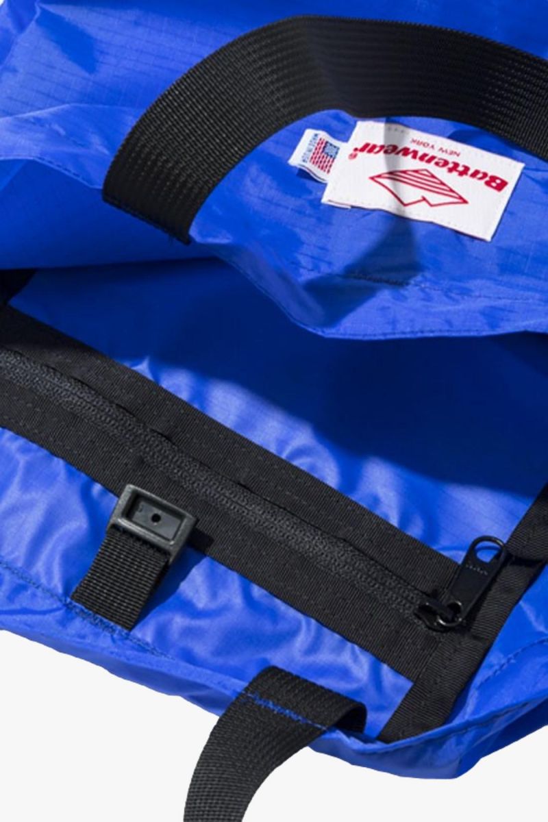 Battenwear Packable totebag ripstop nylon Royal blue - GRADUATE ...