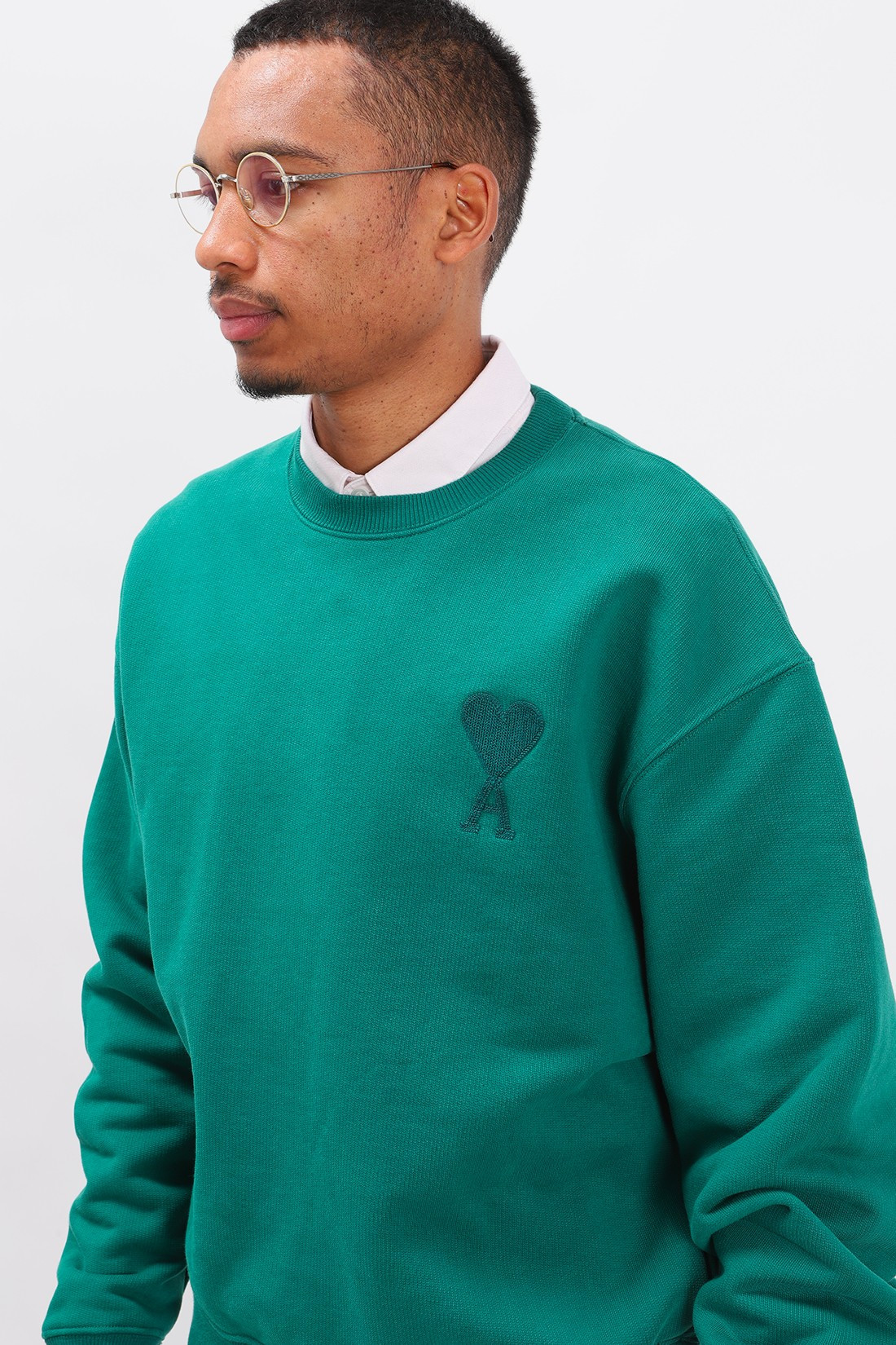 ami sweatshirt green