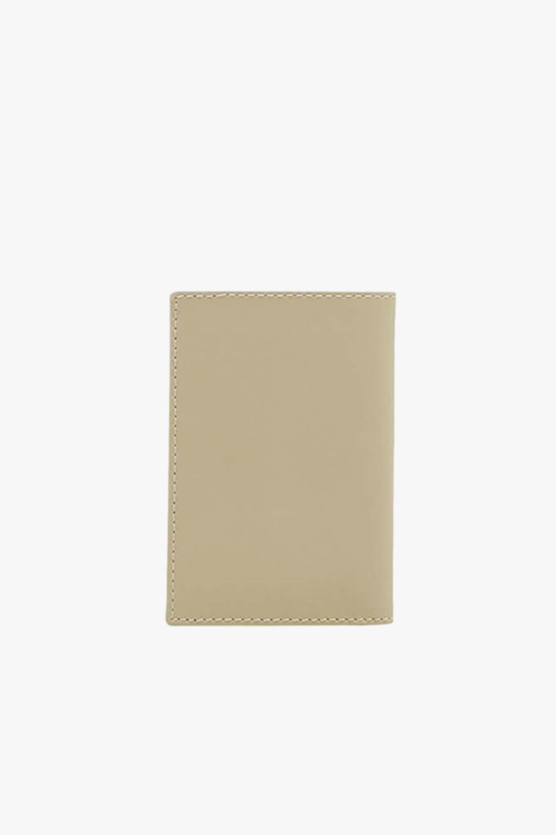 Cdg leather wallet classic White