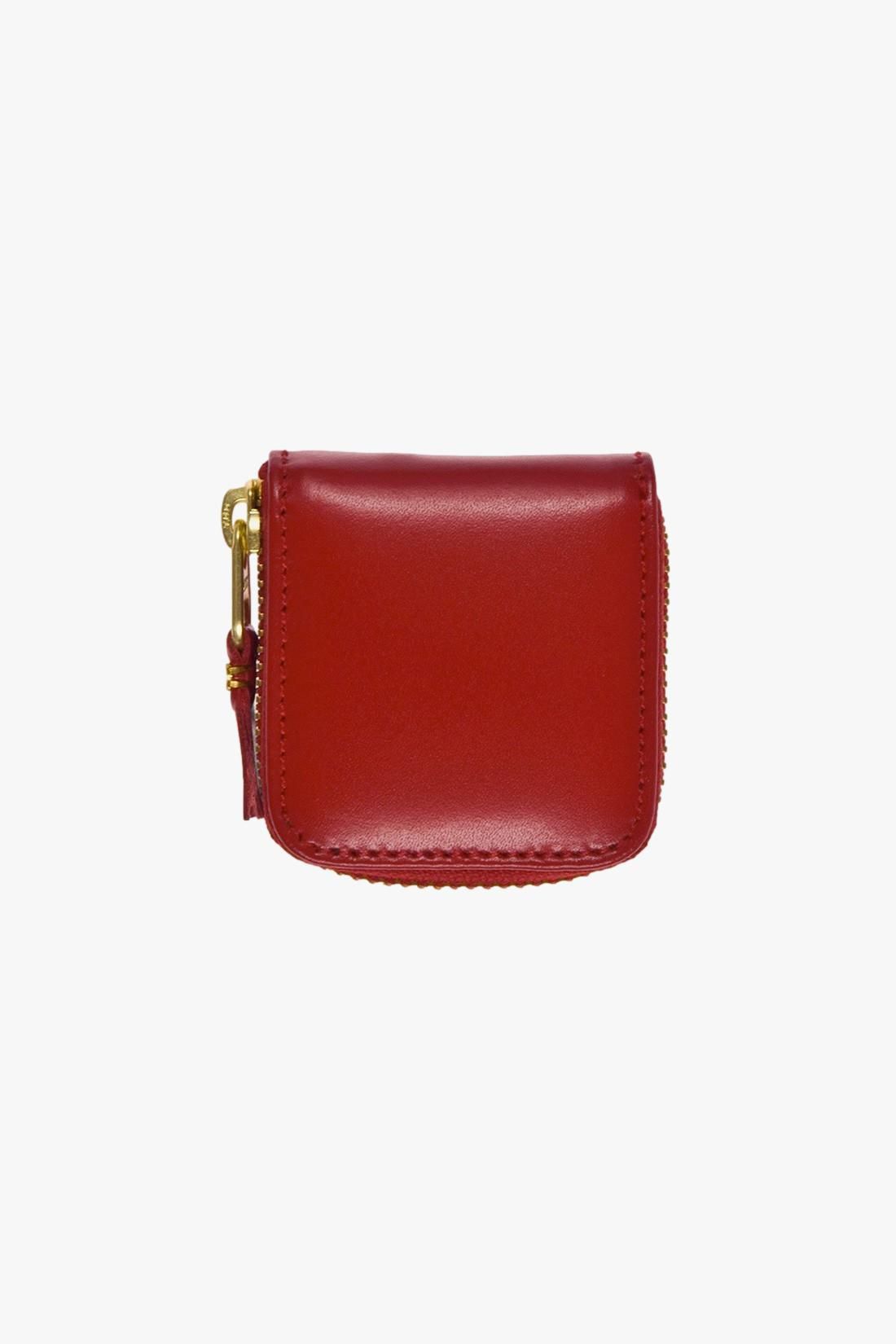 Cdg leather wallet classic Red