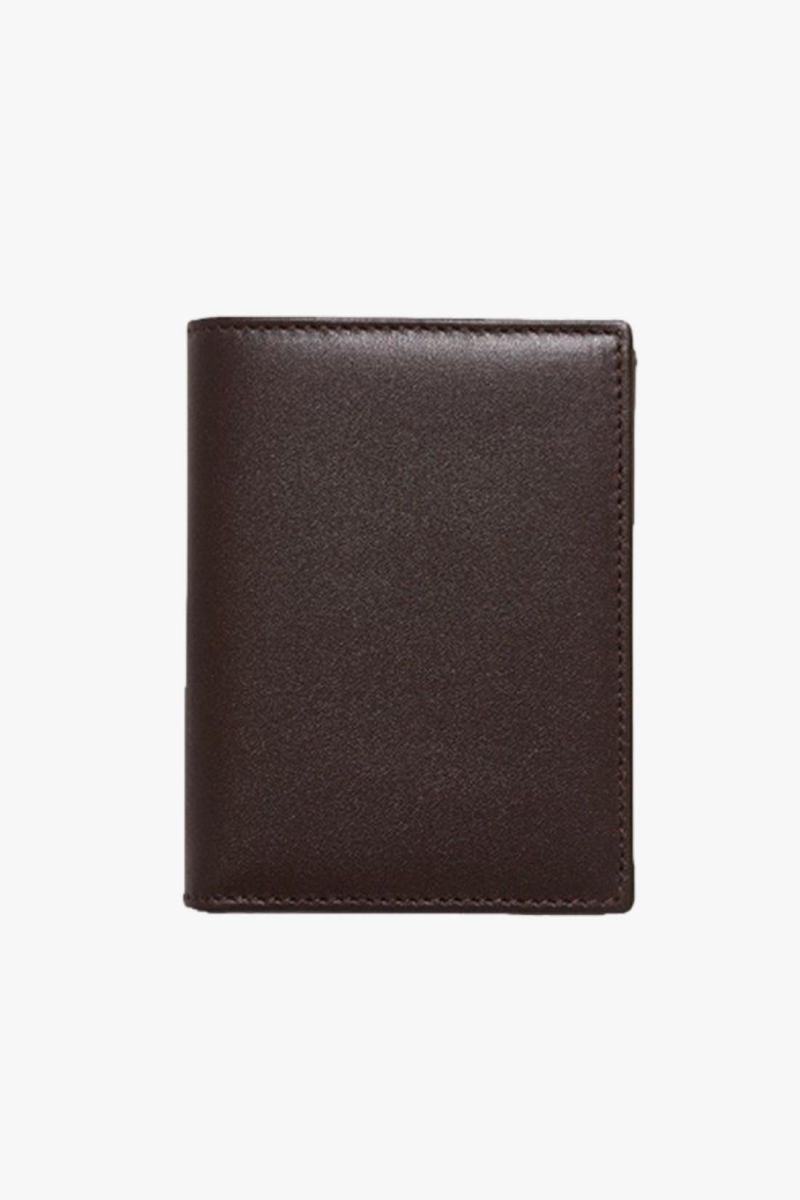 Cdg leather wallet classic Brown