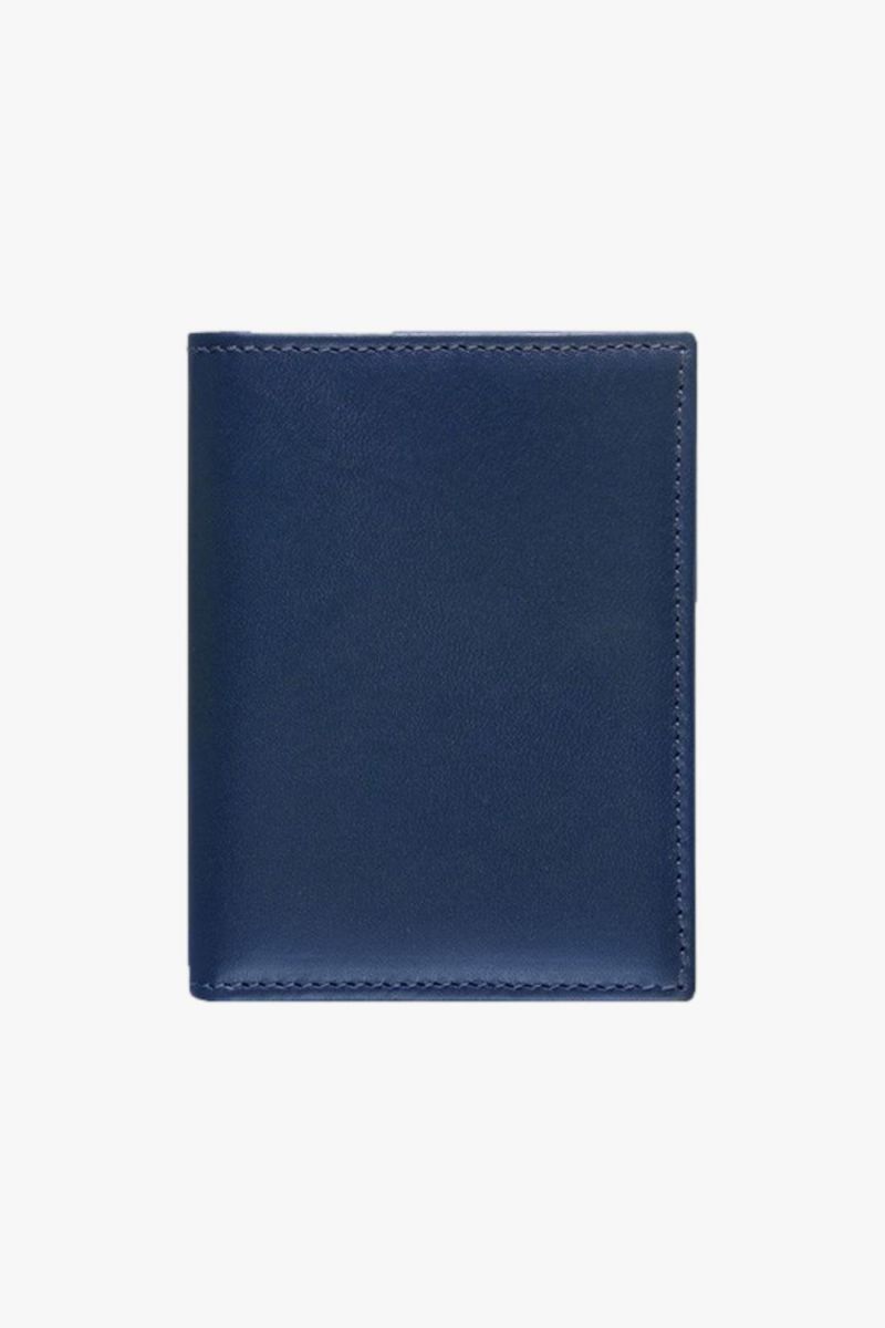 Cdg leather wallet classic Navy