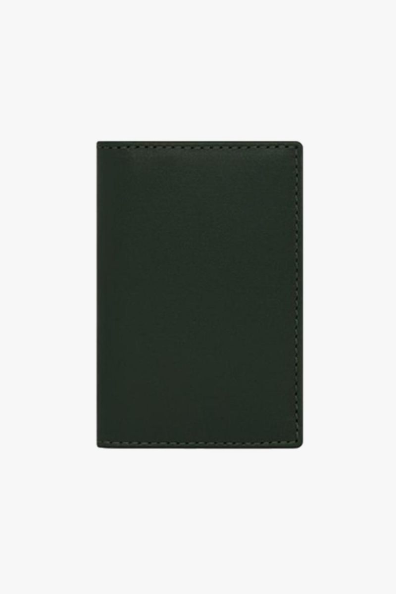Cdg leather wallet classic Bottle green