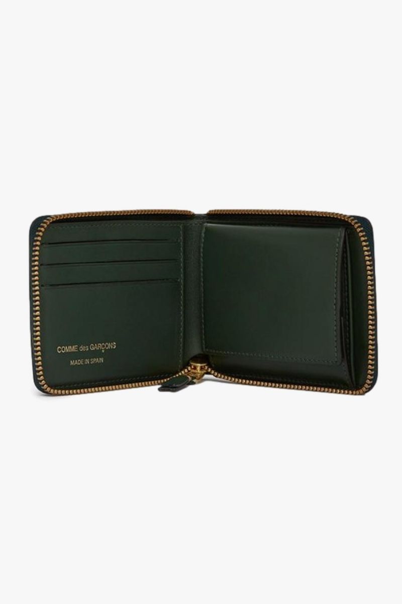 Cdg leather wallet classic Bottle green