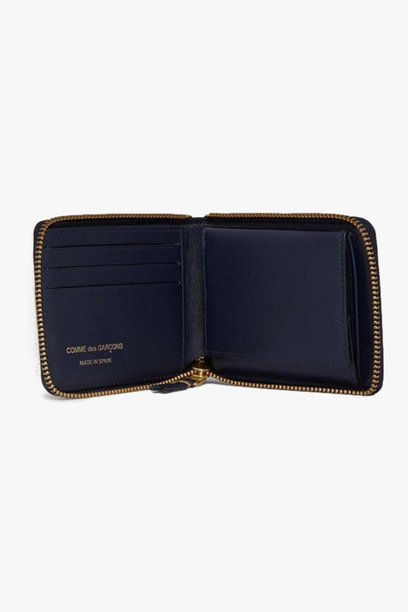 Cdg leather wallet classic Navy