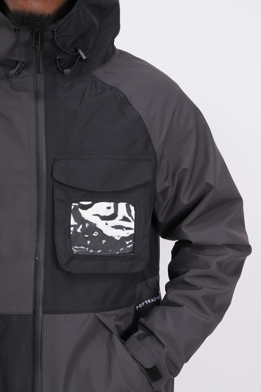 POP TRADING COMPANY / Pop oracle jacket Black/anthracite