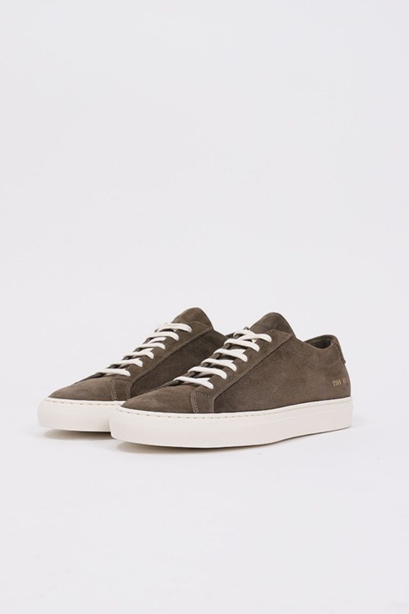 Common projects Achilles low waxed suede 2309 Olive 1010 - GRADUATE ...