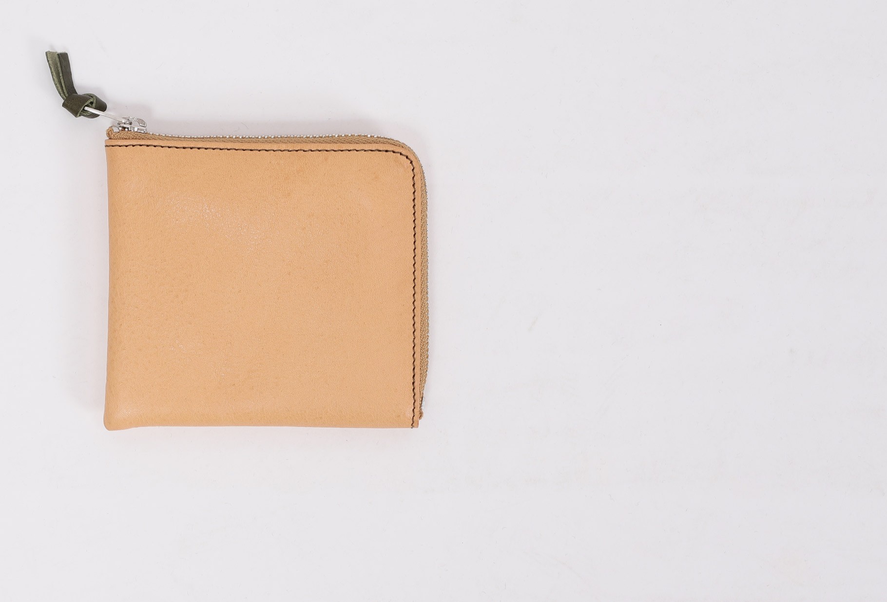 BEAMS PLUS / Double zip wallet Tan orange